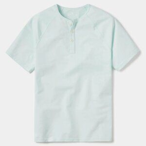 The Normal Brand | Active Puremeso Henley - Sea Glass - L